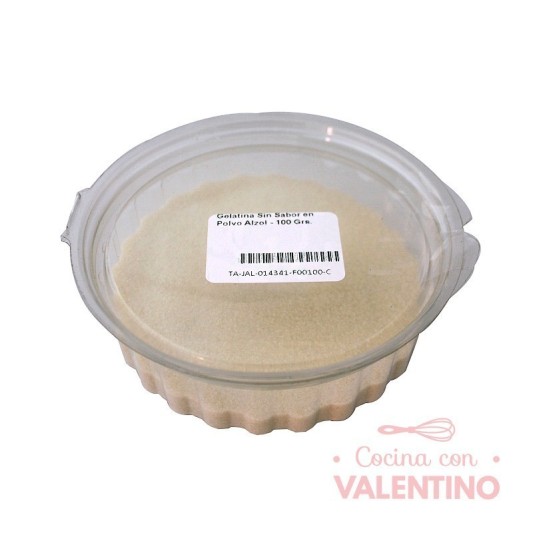 Gelatina Sin Sabor en Polvo Alzol - 100 Grs.