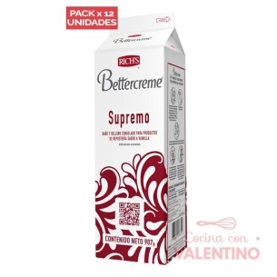 Bettercreme Rich Chantilly Supremo - 907 Grs - Pack 12 Un.