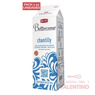 Bettercreme Rich Chantilly - 907Grs - Pack 12 Un.