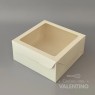 Caja Cartulina Delivery Con Visor 22x22x10