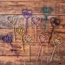 Cake Topper Plaqui Mini Ma Corazon  - Pack 8 un