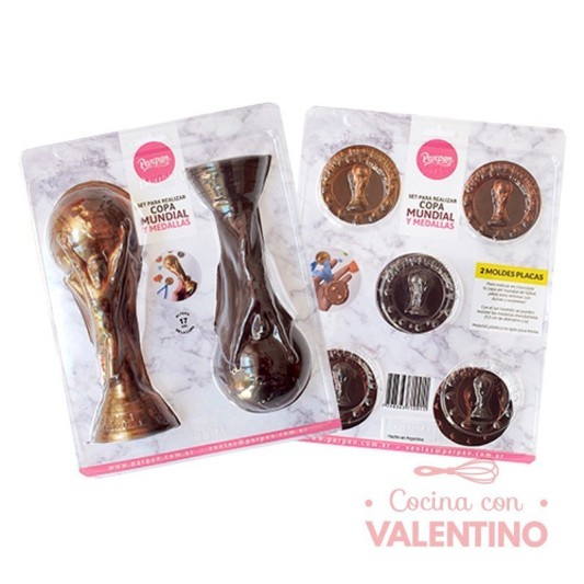 Set Placa Parpen Copa del Mundo y Medallas