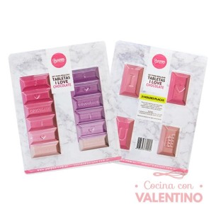 Set Placa Parpen I Love Chocolate