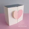 Caja Corazon Colores 15x15x5