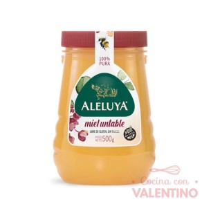 Miel Aleluya Untable Frasco - 500 Grs