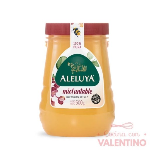 Miel Aleluya Untable Frasco - 500 Grs