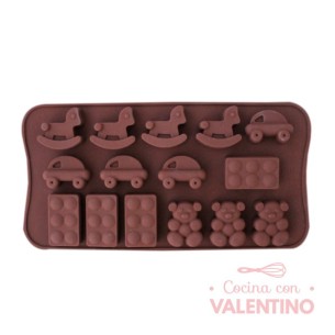 Molde Silicona Legos y Juguetes x15 - CM