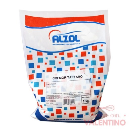 Cremor Tartaro Alzol - 1 Kg