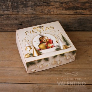 Estuche Color Diseño Felices Fiestas - 15x15x5