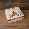 Estuche Color Diseño Felices Fiestas - 15x15x5