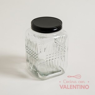 Frasco Vidrio Cuadrado - 2.6 Lt