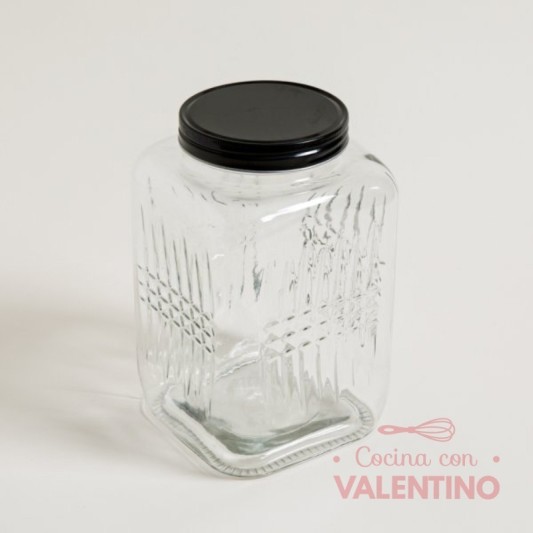 Frasco Vidrio Cuadrado - 4.2 Lt