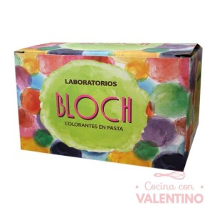 Colorante Pasta Bloch Rojo - 15 Grs - Pack 24 Un.