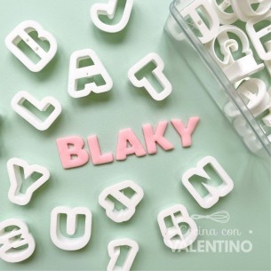Cortante Ruphas Letras y Numeros Blaky - 2 Cm