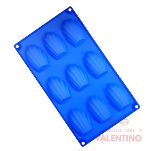 Molde Silicona Magdalena Madeleine - 30x17 - 9 Un