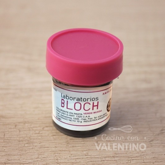 Colorante Pasta Bloch Verde Musgo - 15 Grs