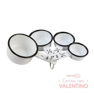 Set Tazas Medidoras Enlozadas Nonfork - 4 Un