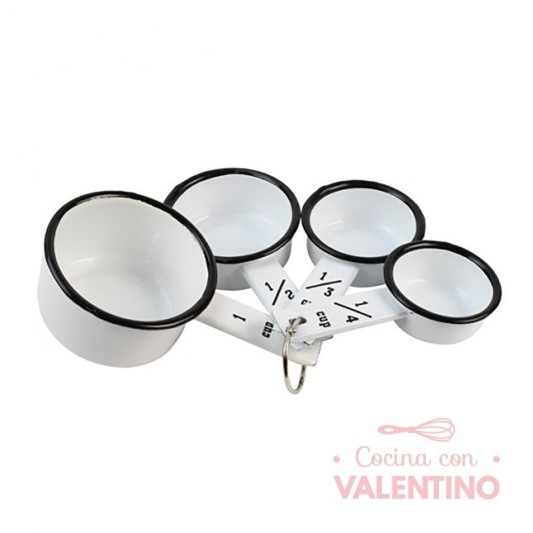 Set Tazas Medidoras Enlozadas Nonfork - 4 Un