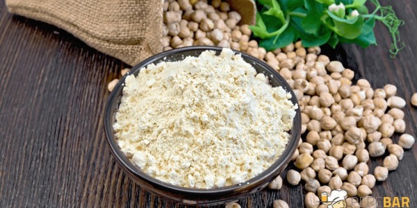 Pan proteico de harina de garbanzos