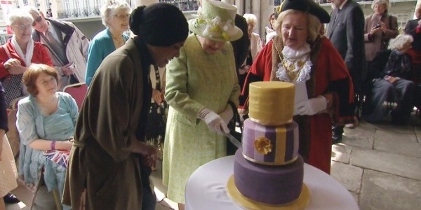 Una torta para celebrar los 90 años de la Reina de Inglaterra