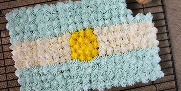 Buttercream para una Pull-apart cake