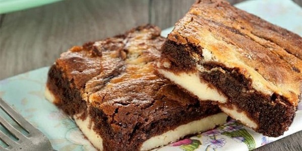 Brownie Cheesecake libre de gluten