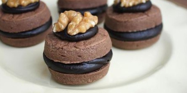 Alfajores de maicena, ¡de chocolate!