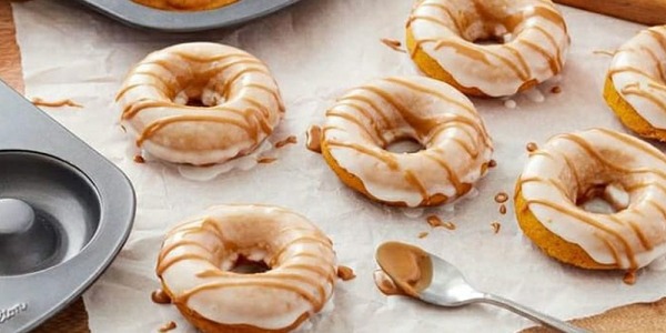 Donuts de calabaza y nuez moscada