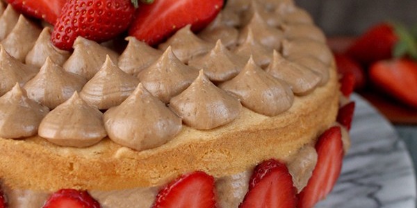 Espectacular Fraisier de Chocolate