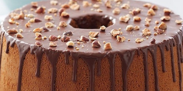 Torta Chiffon de Mocha y Nutella