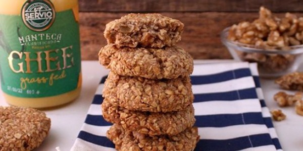 Galletas de avena con ghee