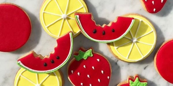 Clase de decoración de cookies con pasta y glasé