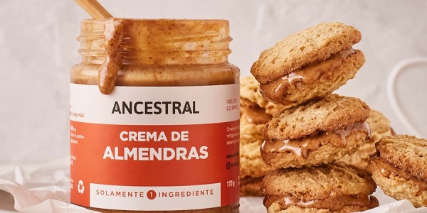 Cookies saludables con crema de almendras