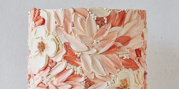 Taller de decoración de tortas con 'palette knife' de 'buttercream'