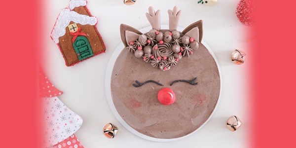 Clase de mini cakes navideñas con buttercream