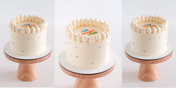 Clase de decoración de tortas altas con buttercream