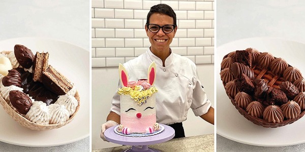 Clase de huevos rellenos y huevo helado con Rich's