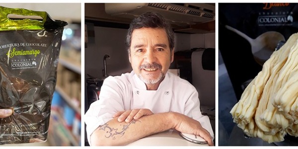 Chocolatería inicial junto a Roberto Goni y Colonial
