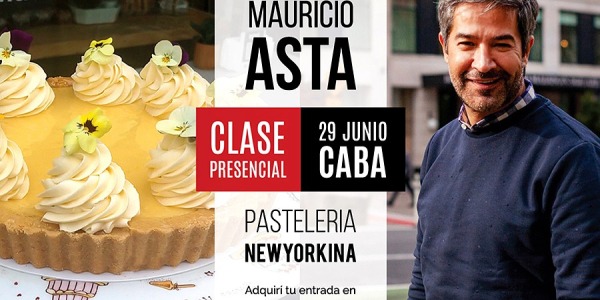 Clase de Pastelería newyorkina con Mauricio Asta