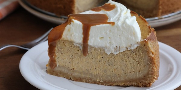 Cheesecake de calabaza y especias