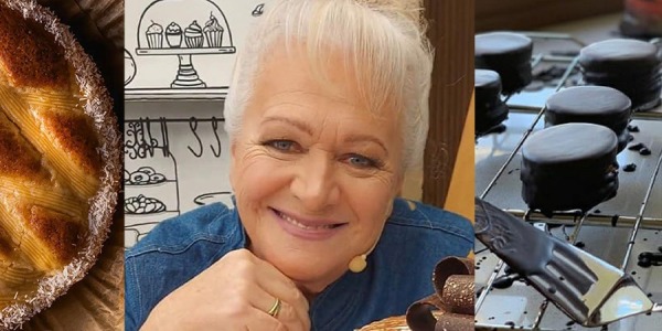 Clase de torta matera y alfajores con Mirta Carabajal y Fleibor