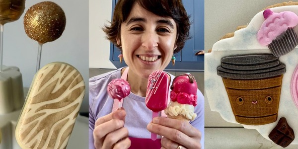 Clase de cake pops, ice pops y cookies decoradas
