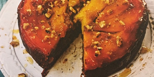 Torta de membrillo al revés