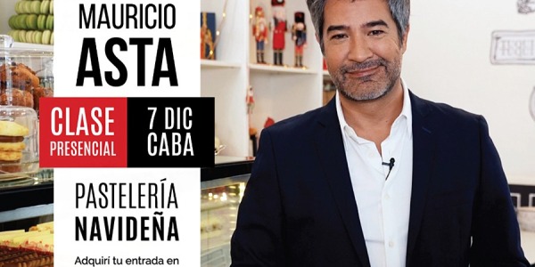 Clase de Pastelería Navideña con Mauricio Asta