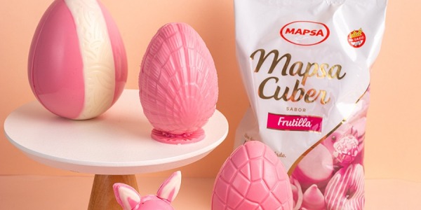 Clase de huevos rellenos y huevos de colores para Pascuas con Mapsa