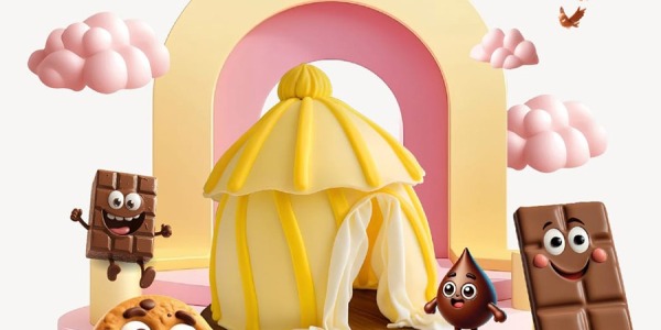 Deliciosa Carpa de Chocolate con Alpino