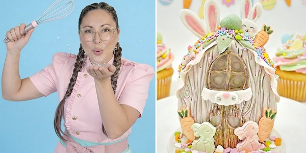 Clase de Torta 'Casita de Pascuas' con Sprink