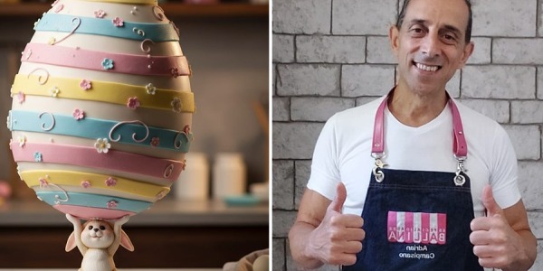 Clase de Torta de Pascua con estructura con Adrián Campisano, Ballina y Ayepalé