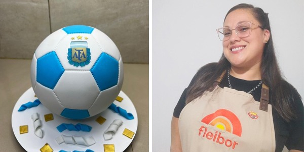 Clase de Torta pelota de fútbol, especial mundial con Fleibor